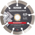 Devour 4-1/2" Masonry Metal Bond Segmented Rim Blade MB045SM